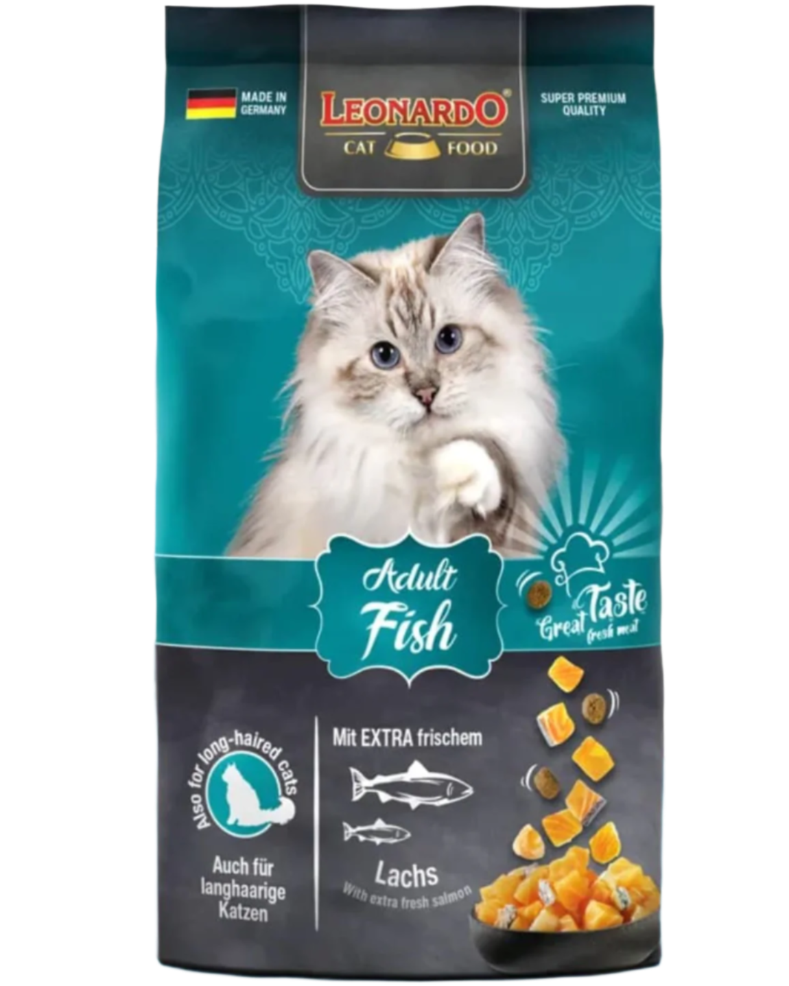 Leonardo לאונרדו דגים סנסטיב מזון יבש לחתולים