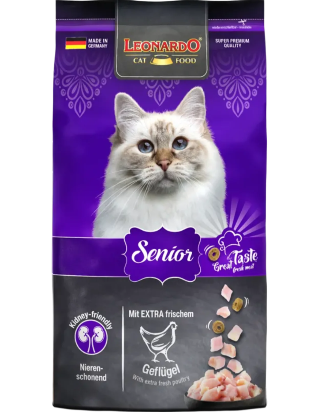 Leonardo לאונרדו סניור מזון יבש לחתולים