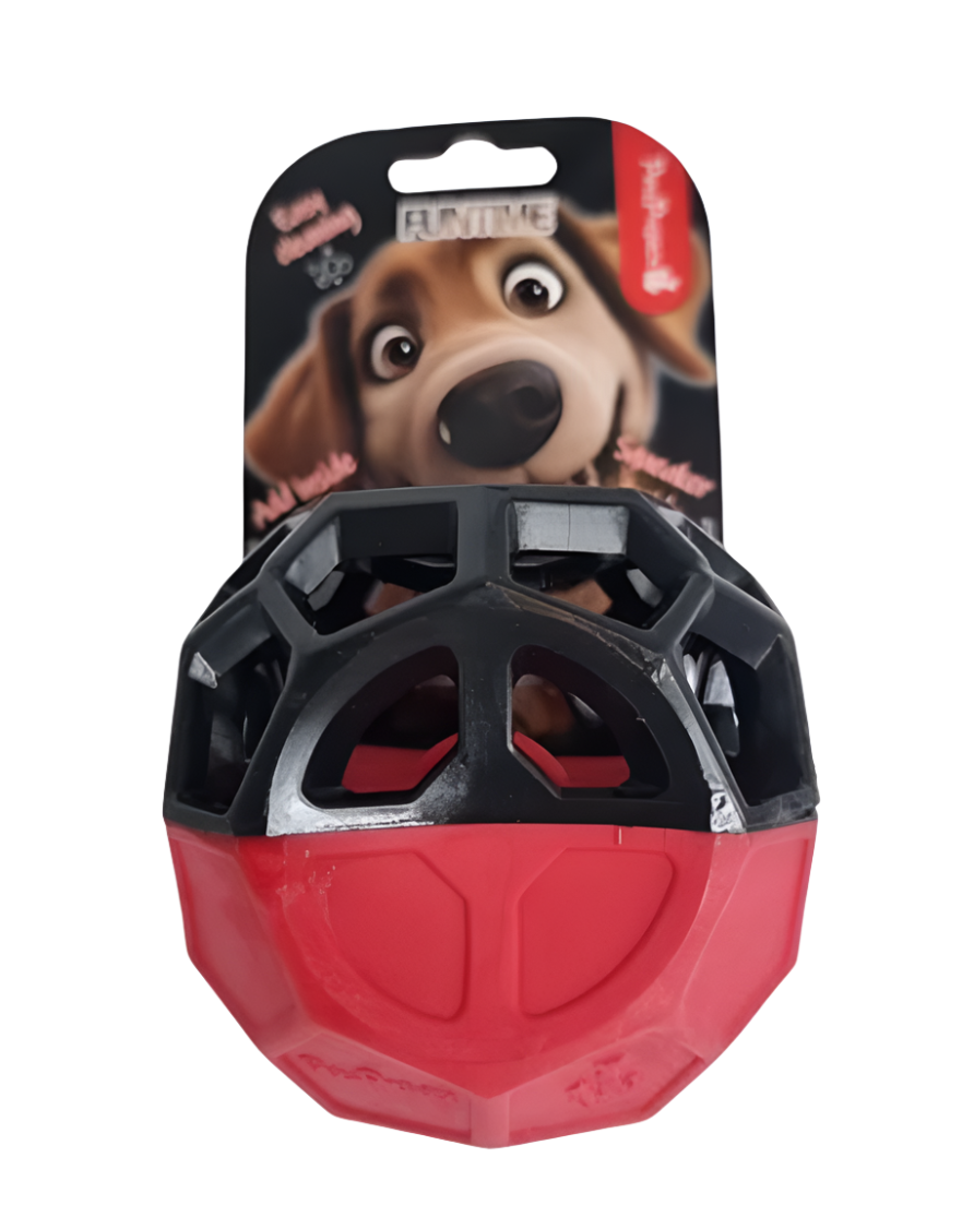 צעצוע גומי קשיח בצורת כדור לכלבים