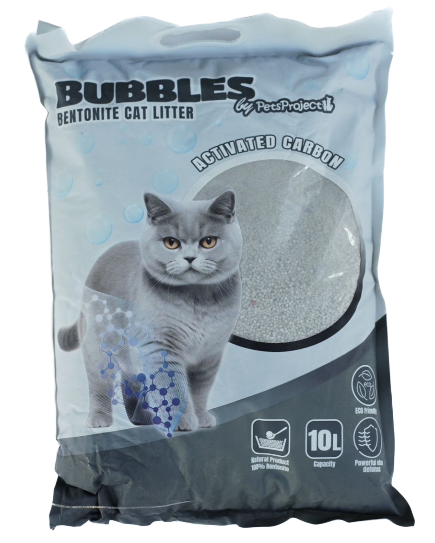 באבל – חול בנטונייט עם ריח טלק 10 ליטר