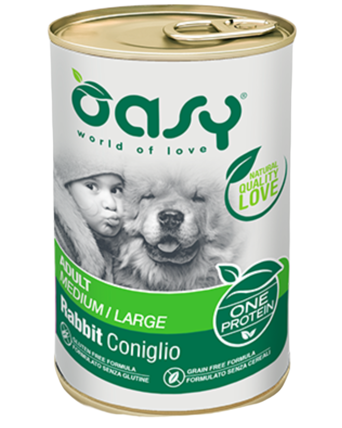 OASY אואסי שימור מונו פרוטאין ארנבת 400 גרם