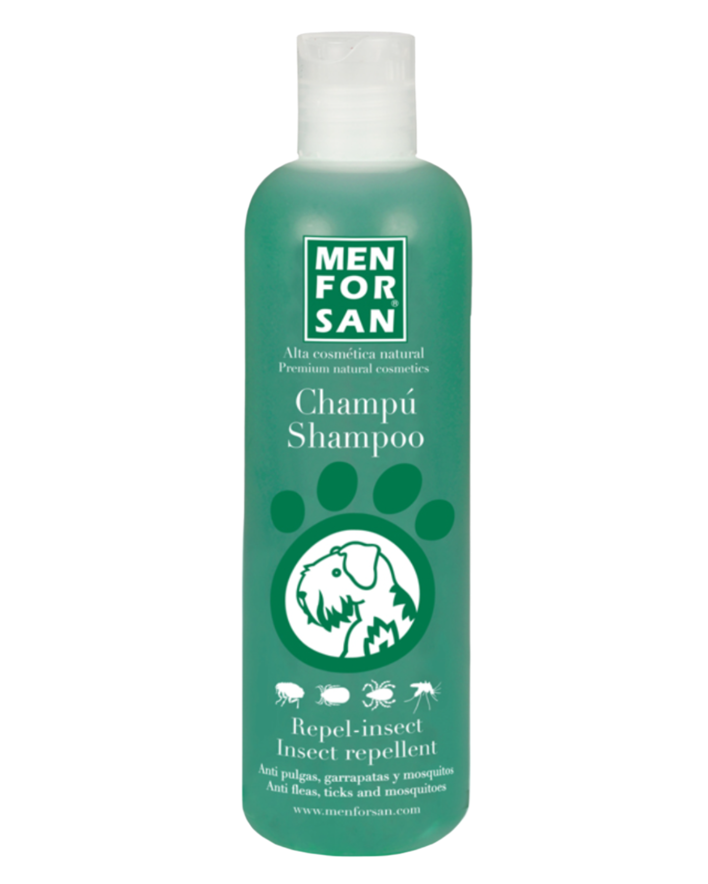 Men For San – שמפו נגד פרעושים מחומרים טבעיים