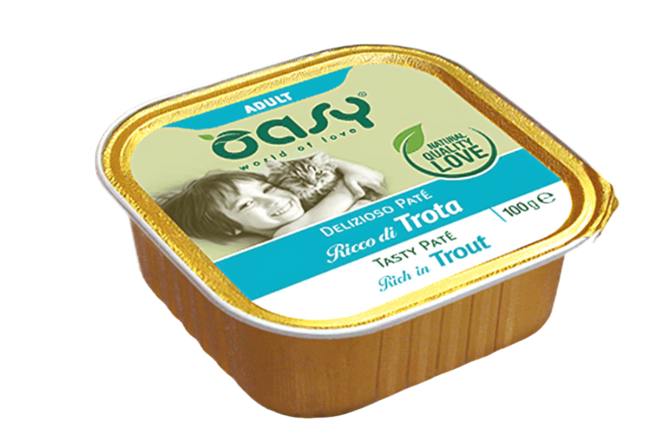 OASY אואסי מעדן פטה פורל לחתול