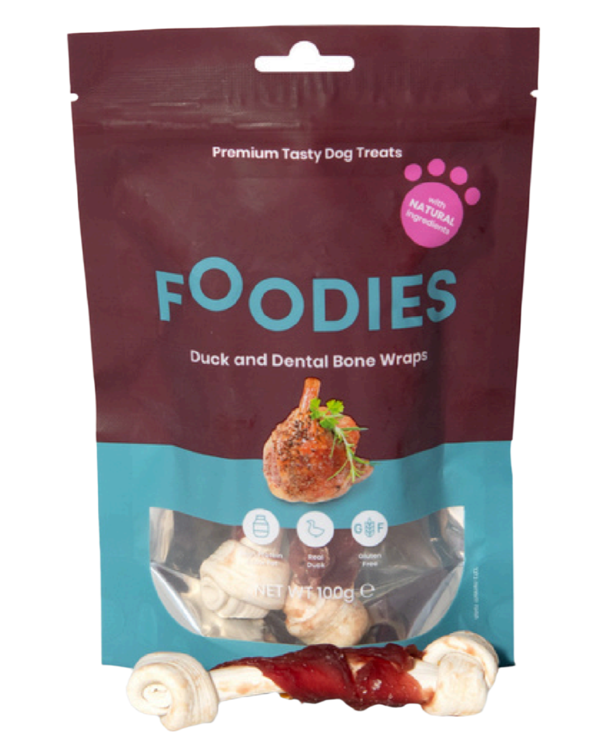 FOODIES – גלילות ברווז עם עצם לעיסה רכה | 100 גרם