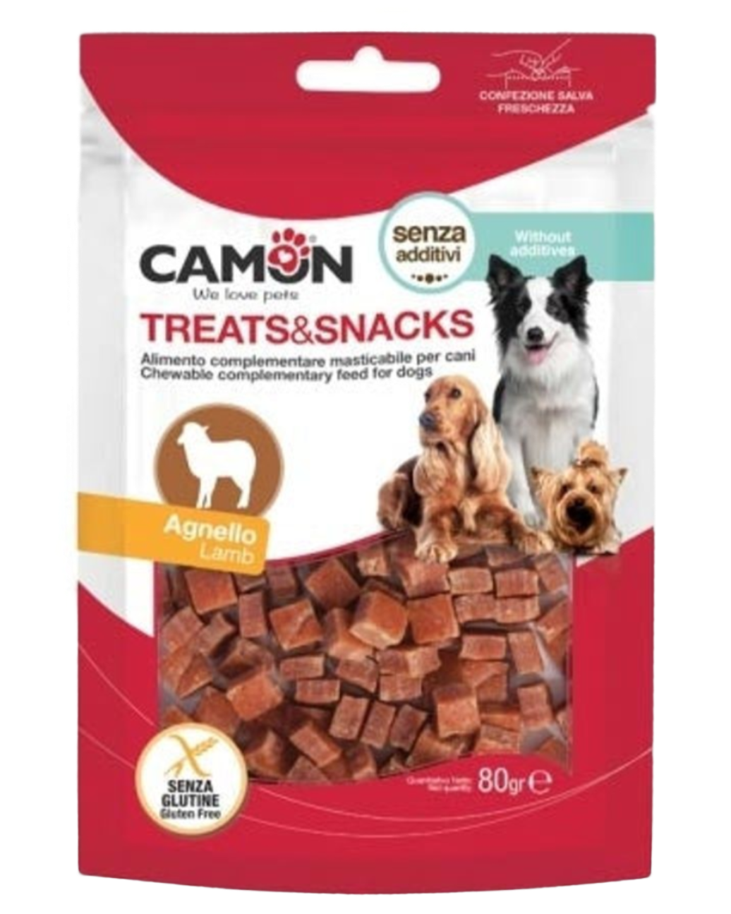 CAMON – חטיף קוביות סלמון לכלבים