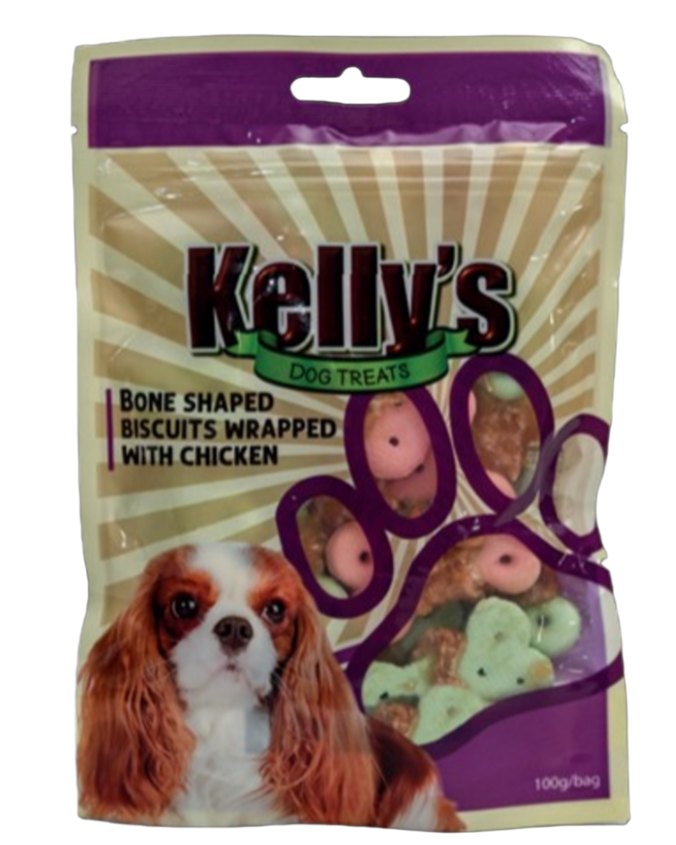 קליס חטיף ביסקוויט עטוף חזה עוף - 100 גרם