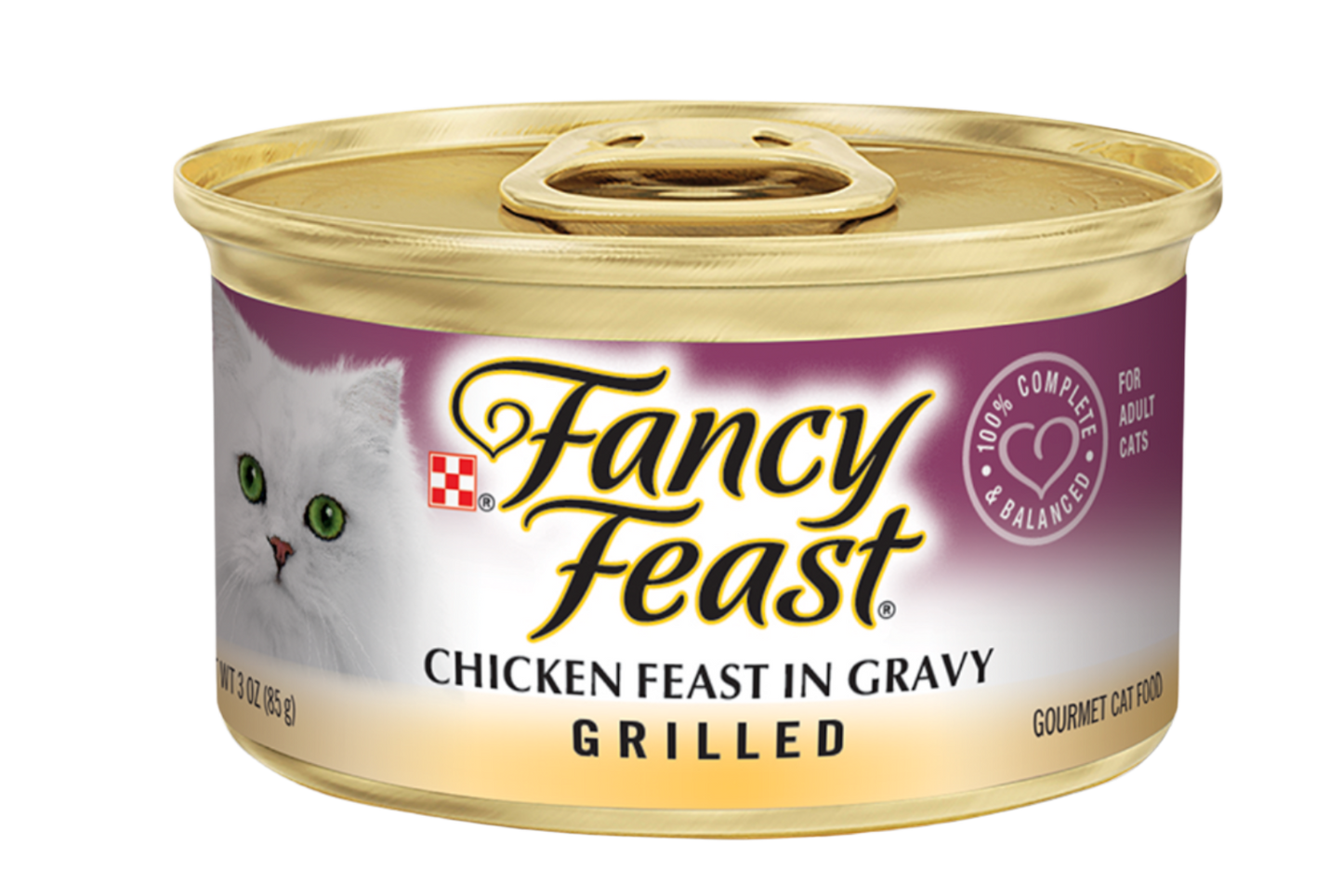 Fancy Feast – שימורי גריל עוף לחתולים (85 גרם)