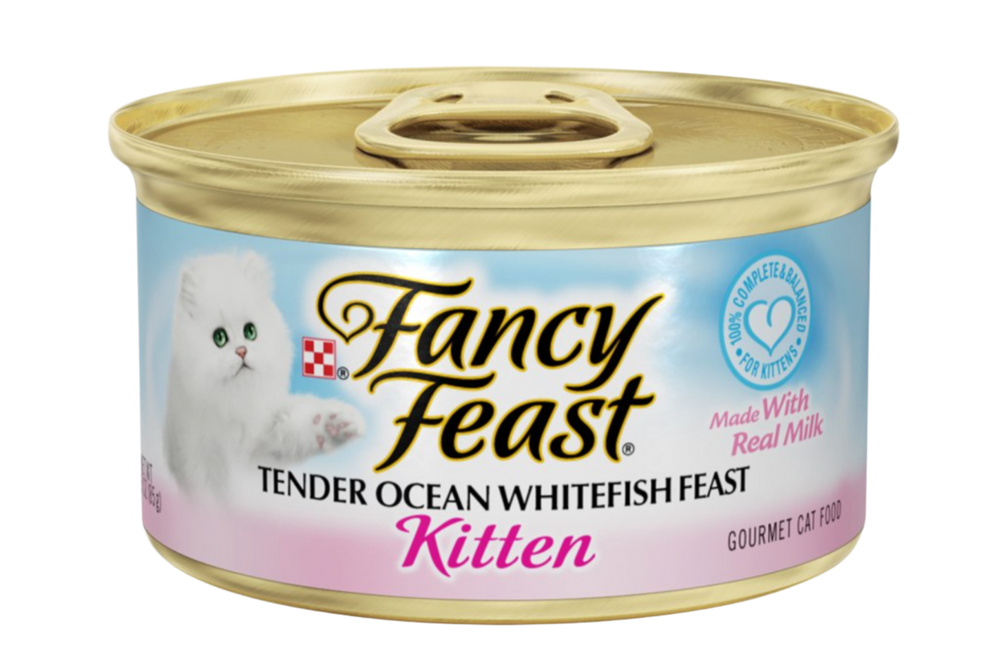 Fancy Feast פטה – שימורי דגי אוקיאנוס וטונה לגורי חתולים (85 גרם)