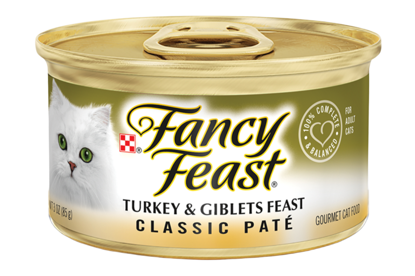 Fancy Feast פנסי פיסט – פטה הודו ועוף לחתולים (85 גרם)