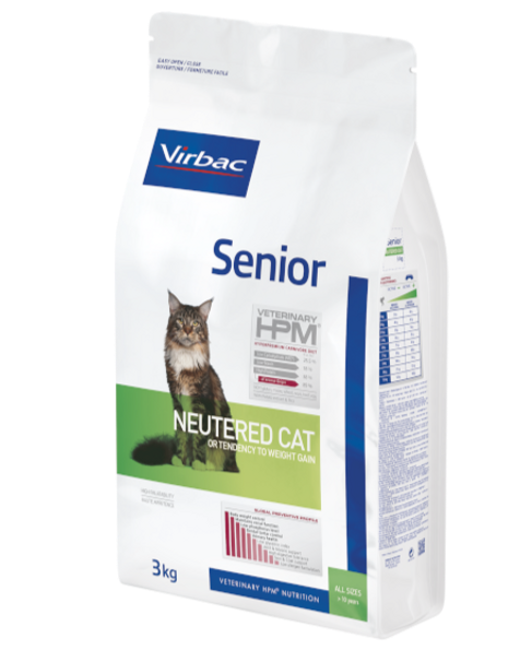 Virbac וירבק מזון לחתול סניור מסורס