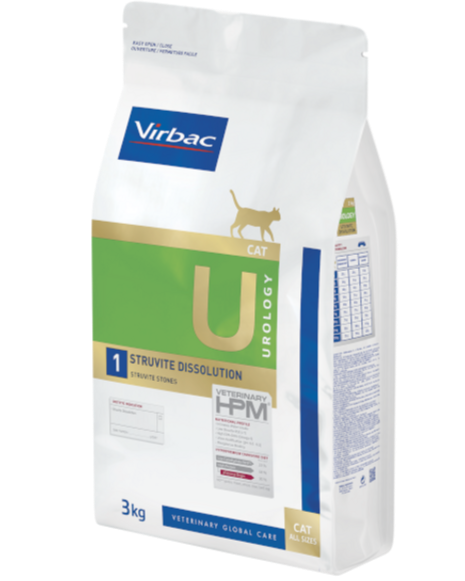 Virbac U1 וירבקו יורולוגי לחתולים עם בעיות בדרכי השתן