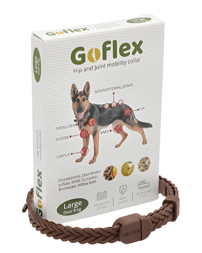 Goflex לכלב – קולר לבעיות מפרקים לכלב גדול