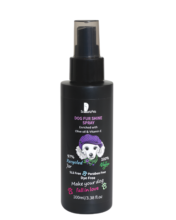 בושם להברקה וניקוי פרוות הכלב שוורצפטס 100 מ”ל