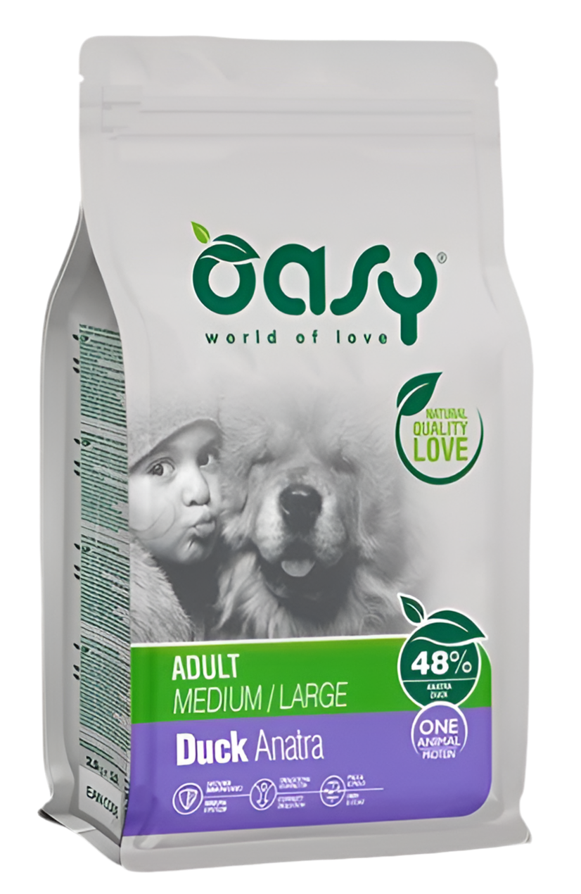 אואסי ברווז לכלב 12/2.5 ק״ג