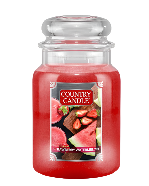 נר סויה "Strawberry Watermelon" | נר סויה במהדורה מוגבלת