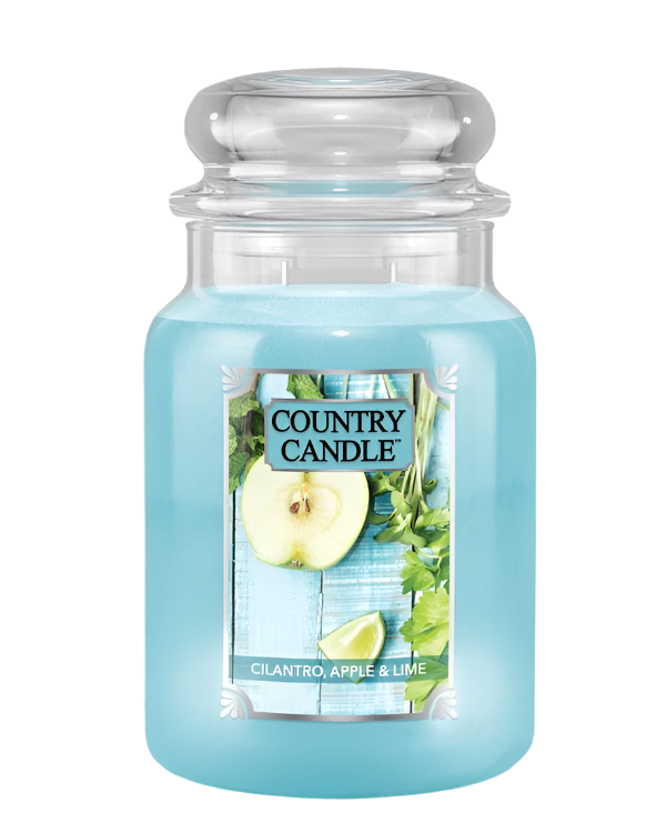 נר סויה "Cilantro, Apple & Lime" | נר סויה במהדורה מוגבלת