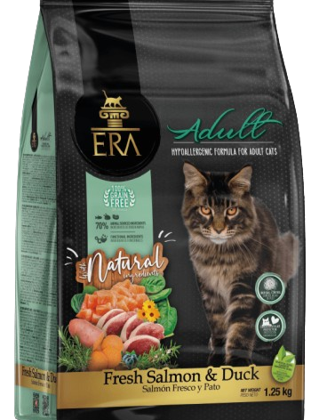 ERA ארה מזון לחתול ברווז וסלמון - ללא דגנים