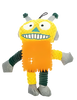 צעצוע רובוט קשיח לכלבים
