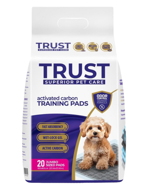 מארז  פדים לכלבים עם פחם פעיל טראסט Trust