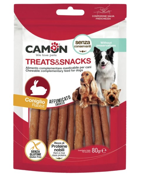 CAMON – חטיפי מקלות ארנבת לכלבים