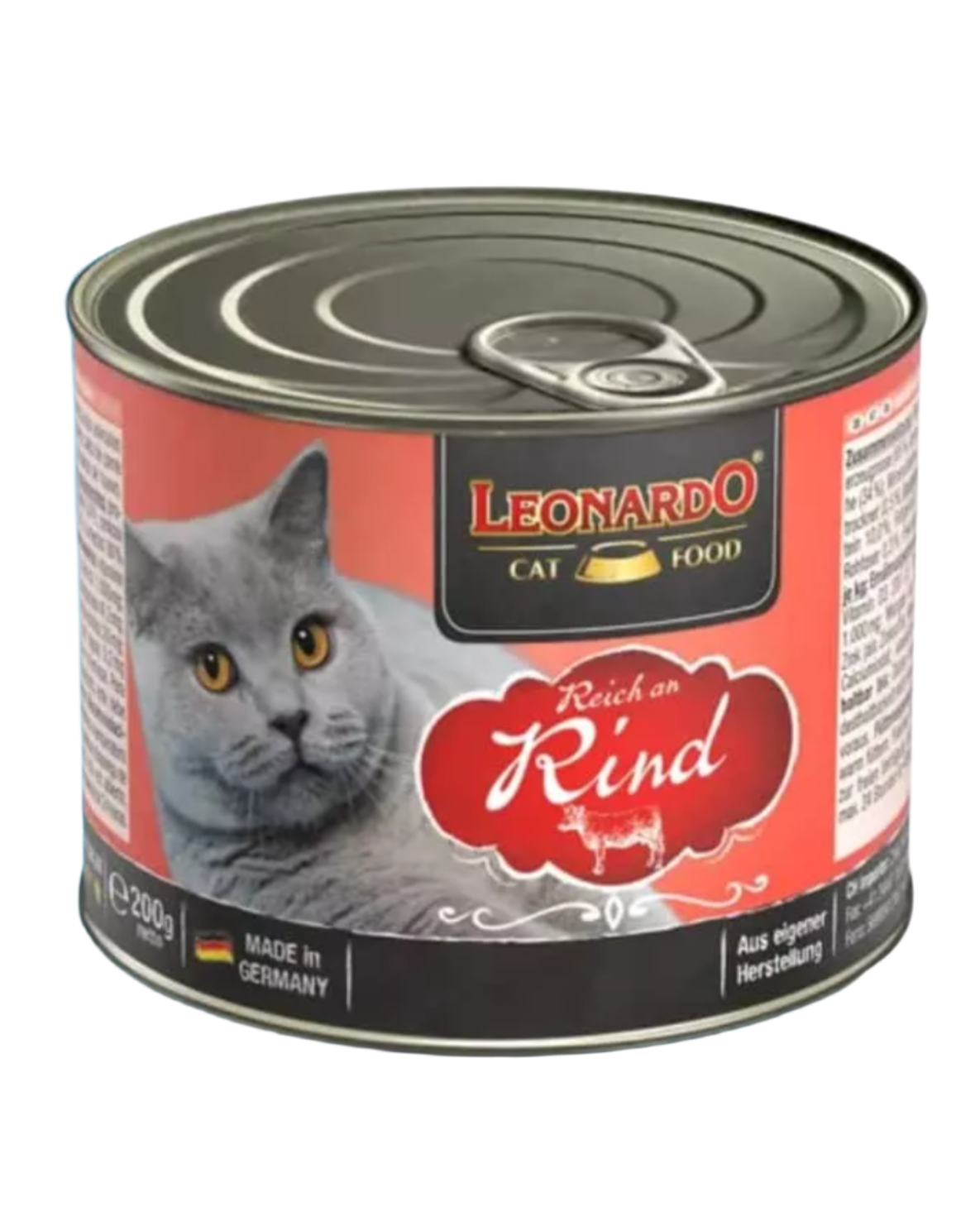 Leonardo – שימורי מזון רטוב לחתולים בטעם בקר