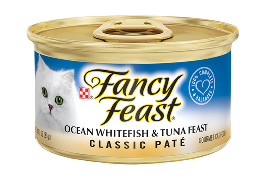 Fancy Feast פנסי פיסט – פטה דגי אוקיאנוס לחתולים (85 גרם)