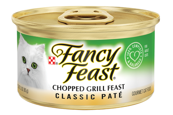 Fancy Feast פנסי פיסט – פטה גריל קצוץ לחתולים (85 גרם)