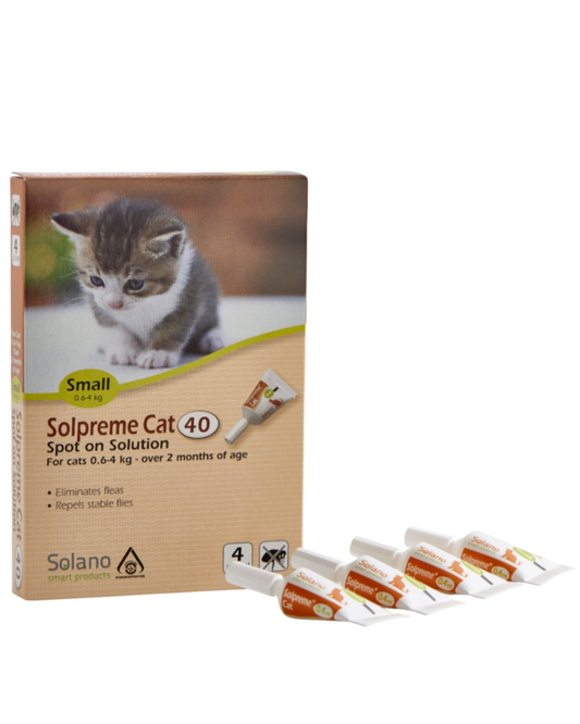 Solpreme Cat – אמפולות נגד פרעושים וקרציות לחתול