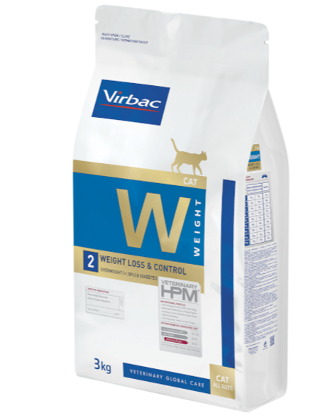 Virbac   לחתולים עם בעיית משקל  W2 וירבק
