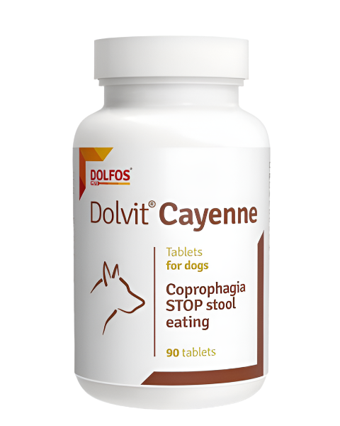 DoolVet CAYENNE – תוסף להפחתת אכילת צואה בכלבים