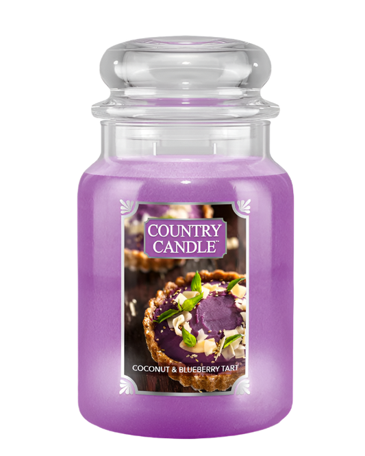 נר סויה "Coconut & Blueberry" | נר סויה במהדורה מוגבלת